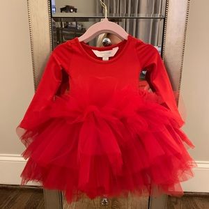 ❤️ iloveplum B.F.F. Tutu Dress, 1Y, Red ❤️